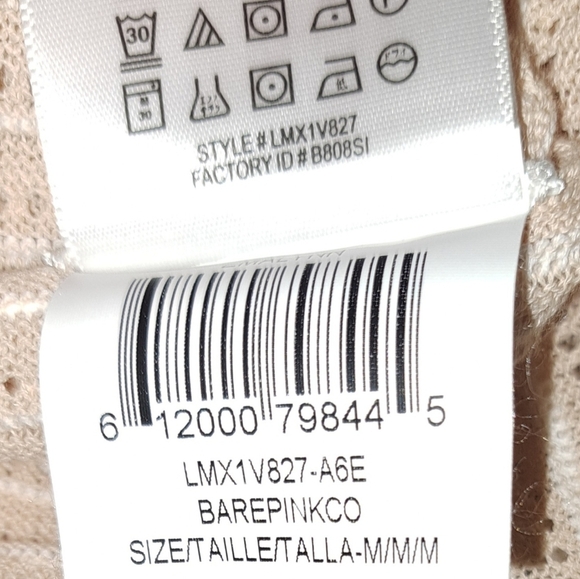 BCBG MAXAZRIA Pink & White Tank Top Women's Size Medium Shirt Designer B38#2 - Picture 7 of 7